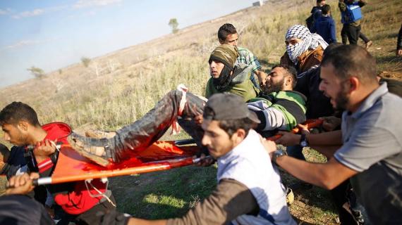 شهيد وعشرات الإصابات على حدود قطاع غزة