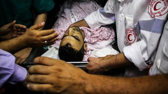 وداع ضابط الاسعاف الشهيد محمد الجديلي