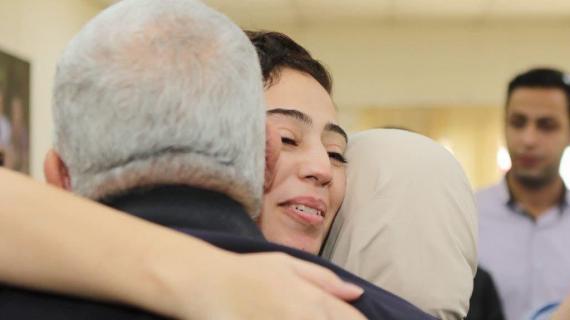 استقبال حافل للأسيرين عبد الرحمن مرعي وهبة اللبدي في الأردن