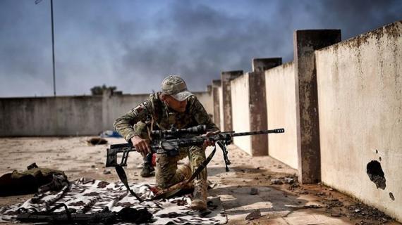 مشاهد من معارك الموصل الجارية بين القوات العراقية وتنظيم الدولة