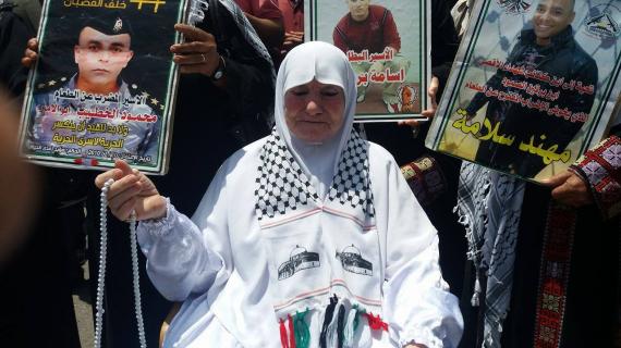 فعاليات التضامن في جنين مع الأسرى المضربين عن الطعام بسجون الاحتلال