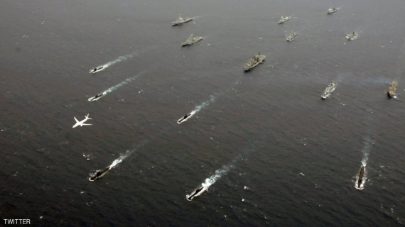 صور بحرية حلف شمال الأطلسي "ناتو" تجري مناورات ضد الغواصات في مياه البحر المتوسط