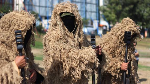 عرض عسكري لسرايا القدس بغزة