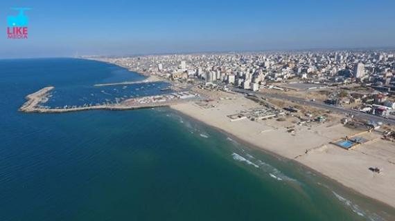 صور جوية متنوعة من قطاع غزة