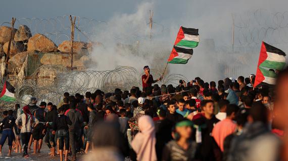 إصابات جراء اعتداء الاحتلال على الحراك البحري الـ15 شمال غزة