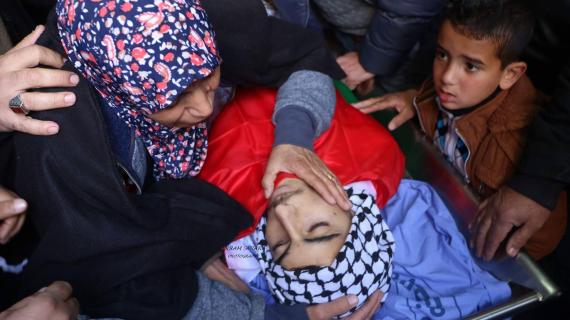 تشييع جثمان الشهيد قصي العمور