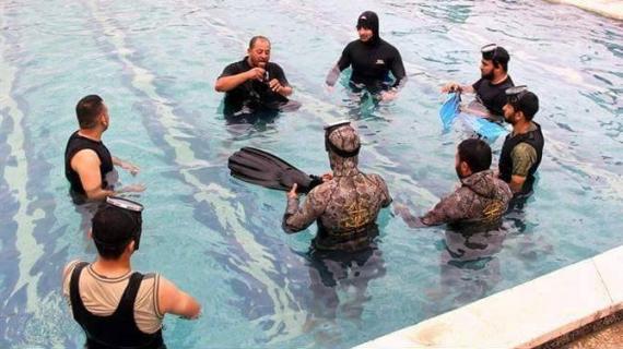 الشرطة البحرية في غزة  تفتتح دورة "الغوص بالمعدات" لمجموعة من الضباط وصف الضباط بمحافظتي غزة وشمال القطاع