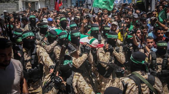 غزة تشيع جثامين شهداء قصف الاحتلال