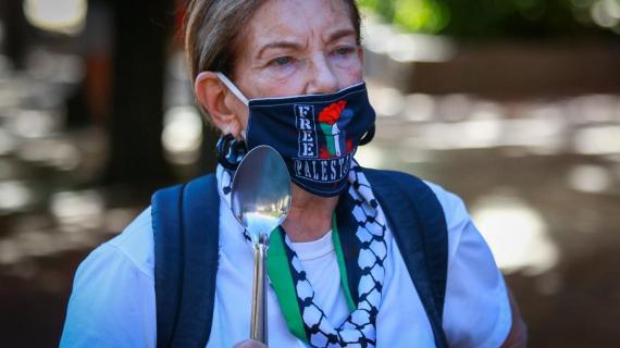 وقفة تضامنية في مدينة بوسطن الأميركية لدعم الأسرى الفلسطينيين خاصة أبطال نفق الحرية