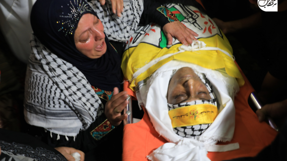 فلسطينيون يشيعون جثمان الأسير المحرر حسين مسالمة في بيت لحم