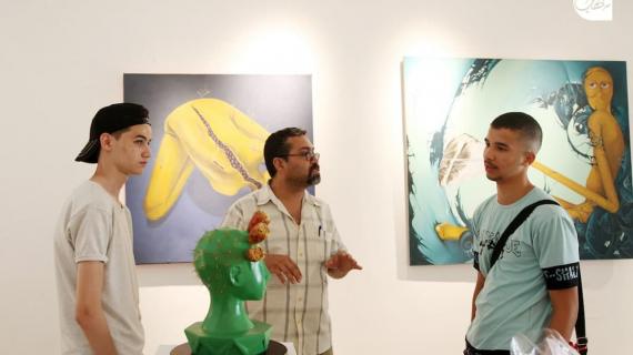 معرض فني بعنوان "الوجه الآخر" للفنان التشكيلي فارس عياش