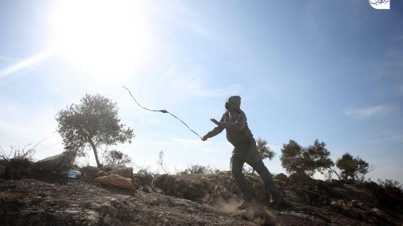 المواجهات التي اندلعت بين الشبان وقوات الاحتلال في بلدة بيتا جنوب نابلس