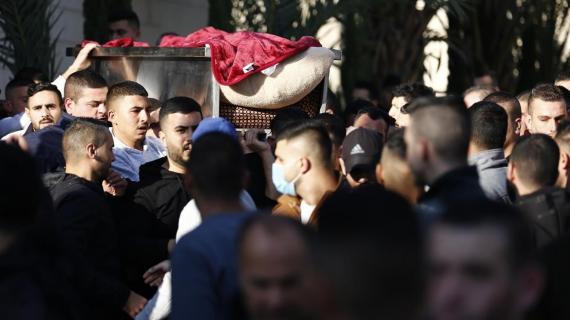 تشييع جثمان الشهيد مصطفى فلنة (25 عاما) الذي ارتقى اثر دهسه من قبل مستوطن، لمثواه الأخير في قرية صفا غرب رام الله