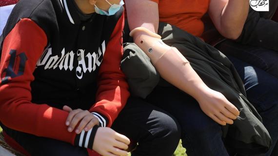 لأول مرة.. مستشفى الشيخ حمد بـ #غزة يبدأ في تركيب أطراف صناعية إلكترونية لعدد من الحالات والتي يتم التحكم فيها عن طريق المخ وتحاكي عمل الأطراف الطبيعية