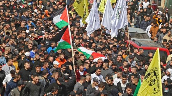 تشييع حاشد لجثماني الشــهـيـدين سند أبو عطية ويزيد السعدي في جنين