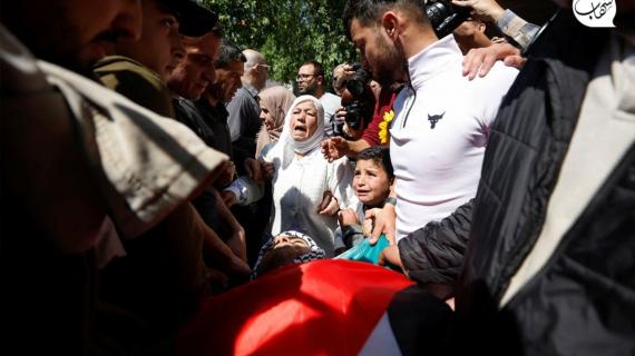 وداع وتشييع جثمان الشهيد محمد حسن عساف (34 عاما) والذي ارتقى برصاص الاحتلال الإسرائيلي في نابلس