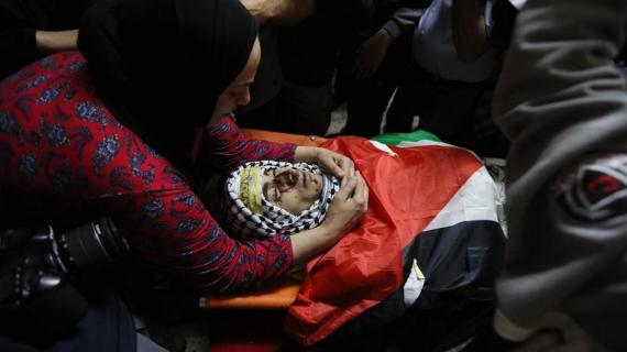 وداع وتشييع جثمان الشهيد محمد غنيم في بلدة الخضر جنوب بيت لحم