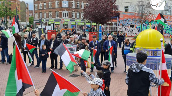 فلسطينيون ينظمون فعالية نصرة للقدس والأقصى في العاصمة الدنماركية كوبنهاغن