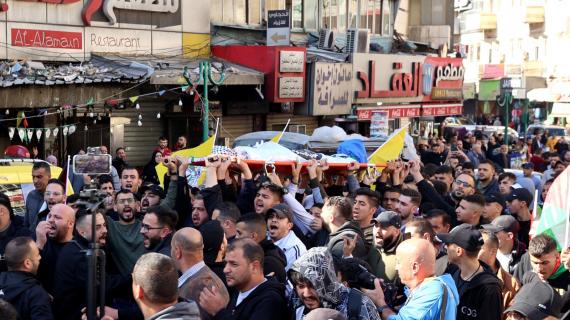 نابلس تشيّع شهيدها أحمد شحادة