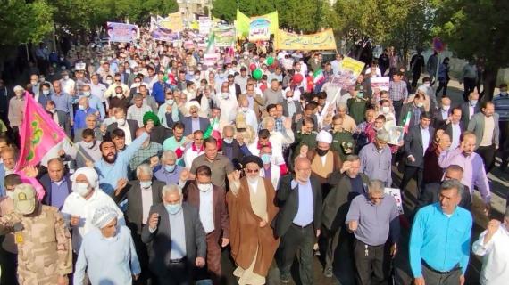 مسيرات حاشدة في العاصمة الإيرانية طهران في ذكرى يوم "مقارعة الاستكبار العالمي"