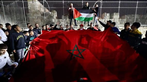 الاحتلال يقمع فرحة المقدسيين بتأهل المنتخب المغربي في مونديال قطر