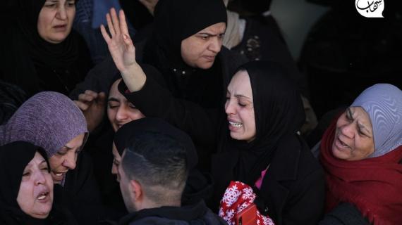 تشييع جثماني الشهيدين جواد بواقنة وأدهم جبارين الذين ارتقيا برصاص قوات الاحتلال في جنين