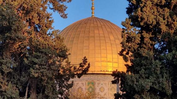قبة الصخرة المشرفة في المسجد الأقصى