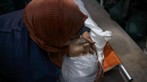 تشييع الشهيد نسيم أبو فودة في الخليل