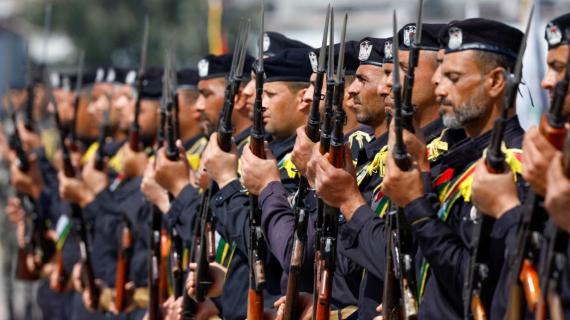 "فوج درع القدس".. حفل تخريج دورة الضباط بالشرطة الفلسطينية في وزارة الداخلية والأمن الوطني بغزة