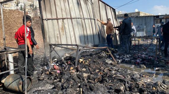 العدوان الإسرائيلي على نابلس والذي أسفر عنه سقوط 6 شهداء وعشرات الإصابات