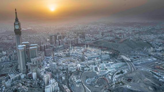 لقطات جوية للمسجد الحرام في أول أيام العشر الأواخر من رمضان 1444