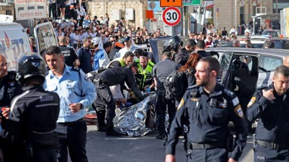 موقع عملية الدهس في مدينة القدس المحتلة