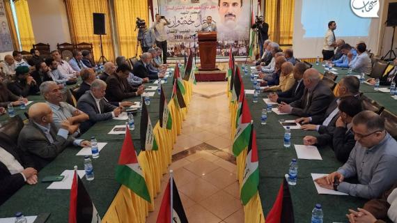 مهرجان مركزي لتأبين نقيب أطباء الأسنان د. جمال خصوان الذي ارتقى بالعدوان الإسرائيلي الأخير على غزة