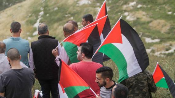 وقفة احتجاجية رفضًا لقرار الاحتلال بالعودة لمستوطنة "حومش" المخلاة جنوب جنين