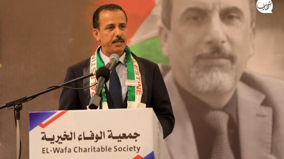 حفل تأبين الدكتور جمال خصوان الذي ارتقى مع زوجته ونجله خلال العدوان الإسرائيلي على غزة