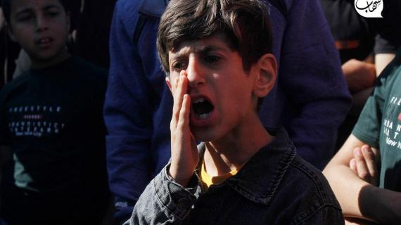 بمشاركة أبناءه.. وقفة في مدينة جنين تنديدًا باستشهاد الشيخ خضر عدنان