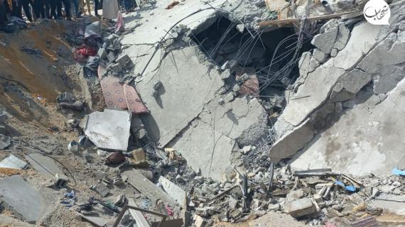 طائرات الاحتلال تدمر منزل عائلة طه شمال قطاع غزة