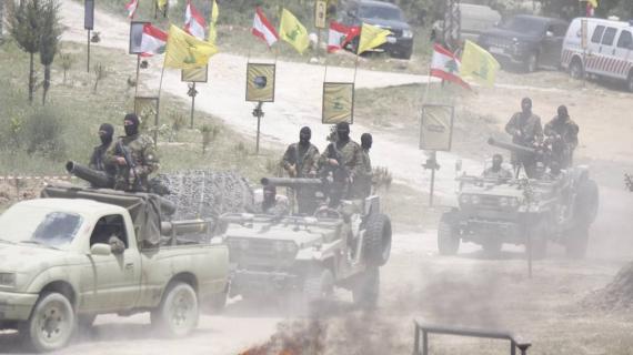 مناورة كبيرة بالذخيرة الحية ينفذها حزب الله في الجنوب اللبناني