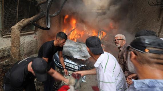 لقطات من عدوان الاحتلال على مخيم بلاطة شرق نابلس وتصدي الفلسطينيين له