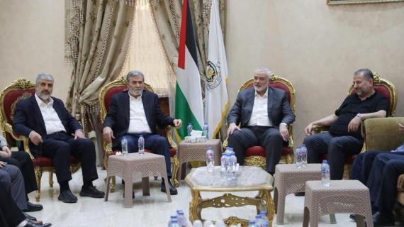 برئاسة هنية والنخالة.. لقاء موسع بين وفدي حماس والجهاد بالقاهرة