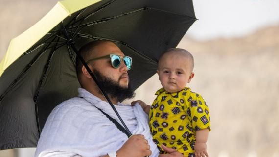 مشاهد لحجاج بيت الله الحرام في يوم التروية