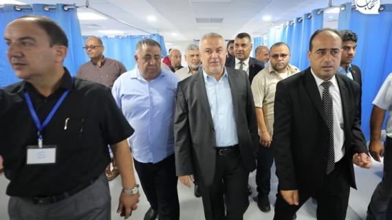 القوى الوطنية والإسلامية بغزة تتفقد مجمع الشفاء الطبي