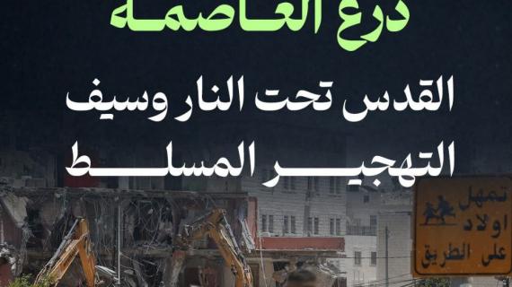 #ألبوم_شهاب|  “درع العاصمة".. القدس تحت النار وسيف التهجير المسلط