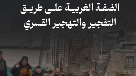 ألبوم شهاب| سياسات الاحتلال في الضفة الغربية مسار ممنهج نحو التهجير القسري وتفريغ الأرض