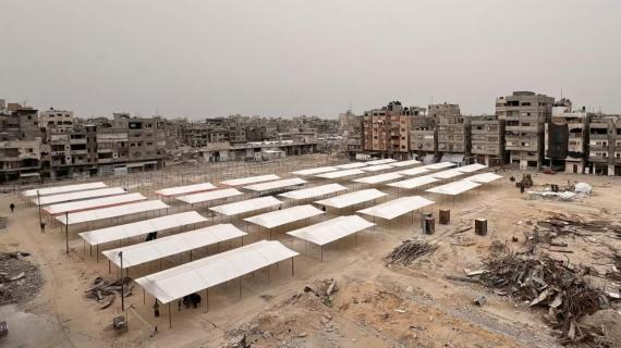 بعد تدميره بالكامل خلال الحرب.. ستعدادات متواصلة لإعادة افتتاح سوق الشيخ رضوان في غزة.. 400 محل تجاري لإحياء الحركة التجارية