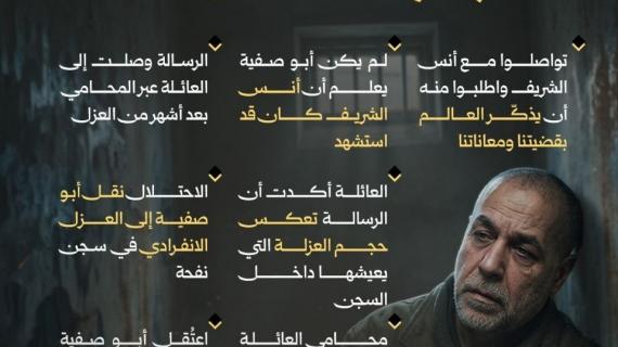 "تواصَلوا مع أنس الشريف واطلبوا منه أن يذكّر العالم بقضيّتنا!"..