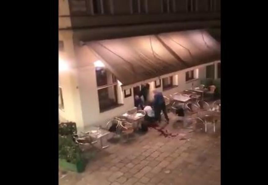 اللحظات الأولى للهجوم على مركز ديني وسط فيينا