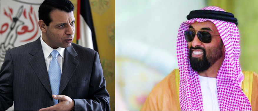 متخفيان داخل طائرة مساعدات.. دحلان وطحنون بن زايد زارا تل أبيب سراً