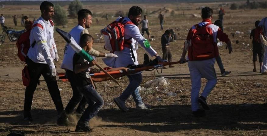 الهيئة الوطنية تستنكر استهداف الاحتلال المتعمد بحق المتظاهرين والطواقم الإعلامية