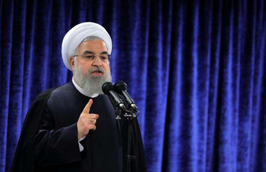 روحاني: الشعب الفلسطيني له الحق في تقرير مصيره وإقامة دولته على كامل أرضه